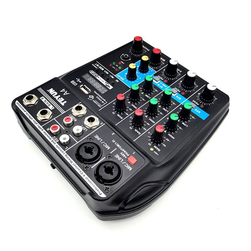 Customized Professional 8 6 4 Channel Professional Portable Digital Mixer Mobile Phone Live Computer