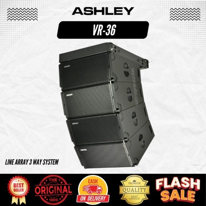 Line Array Ashley VR-36 3 Way System Original Produk