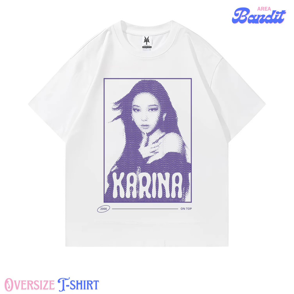 Bandit Area "Karina aespa" Oversize T-shirt vintage tee