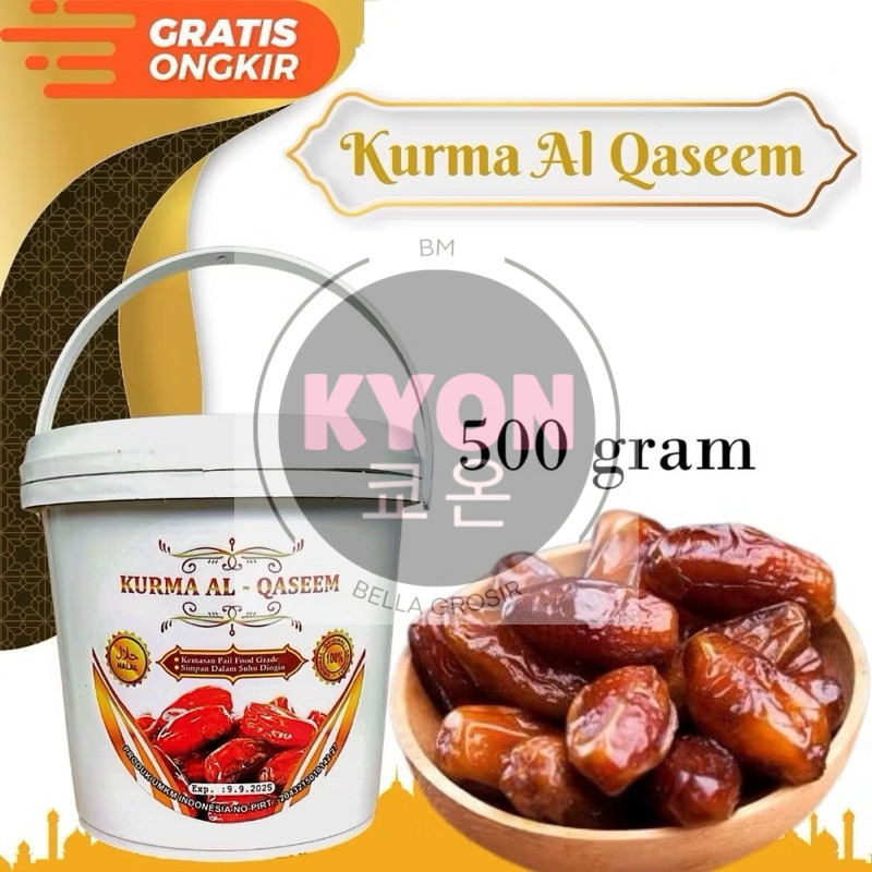 

KYON | EXP 2027 KURMA AL QASEEM QASIEEM EMBER STOK BARU SUKARI AL QASSIM