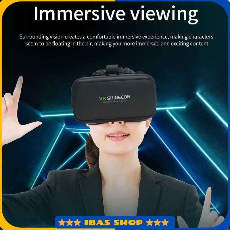VR Box 3D Virtual Reality Glasses Adjustable Panoramic - SC-G04