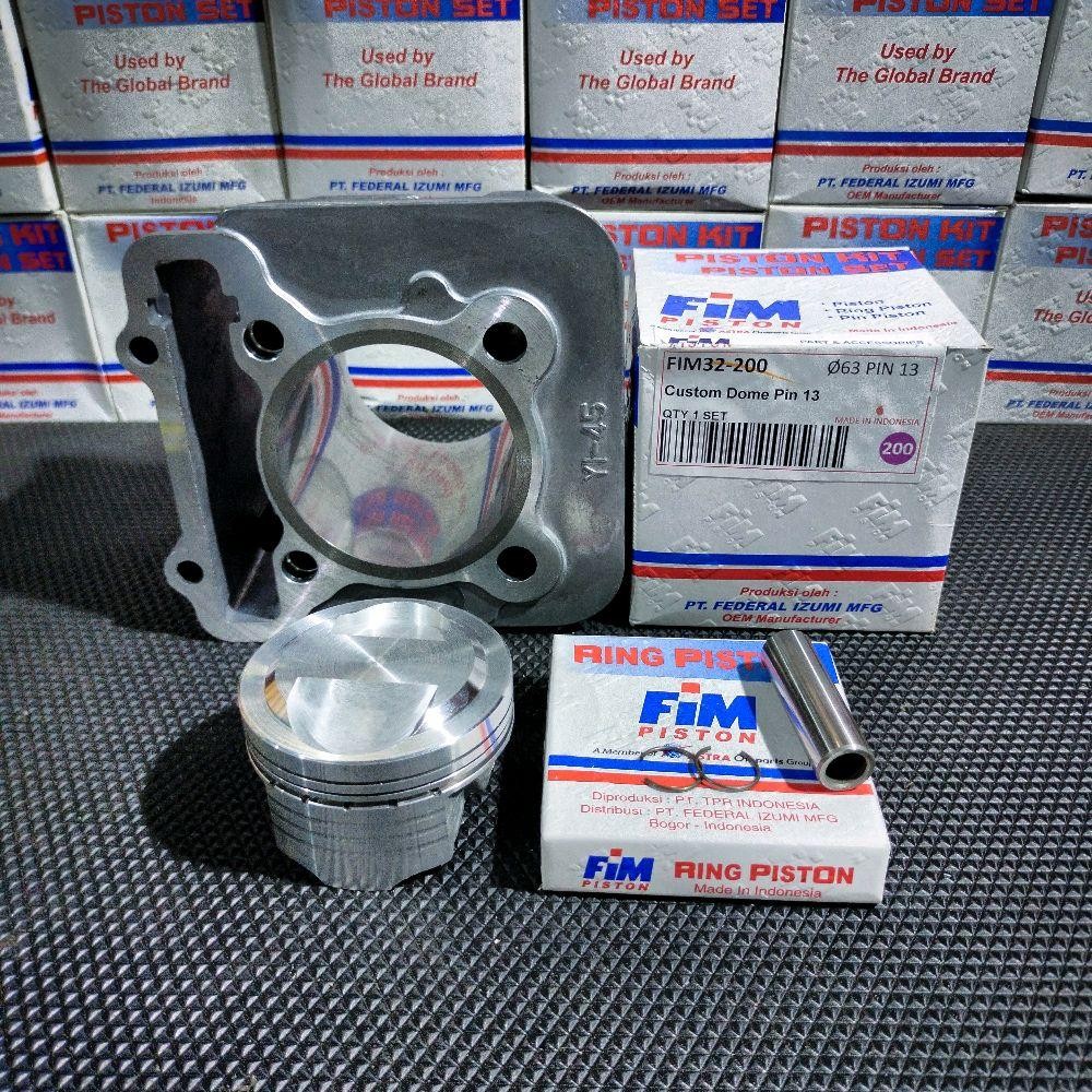 Blok Seher Custom Boreup Mio M3 2PH - 54 54,5 55 55,25 56 57 58 58.5 59 60 61 62 63 64 65 66mm Pin 1