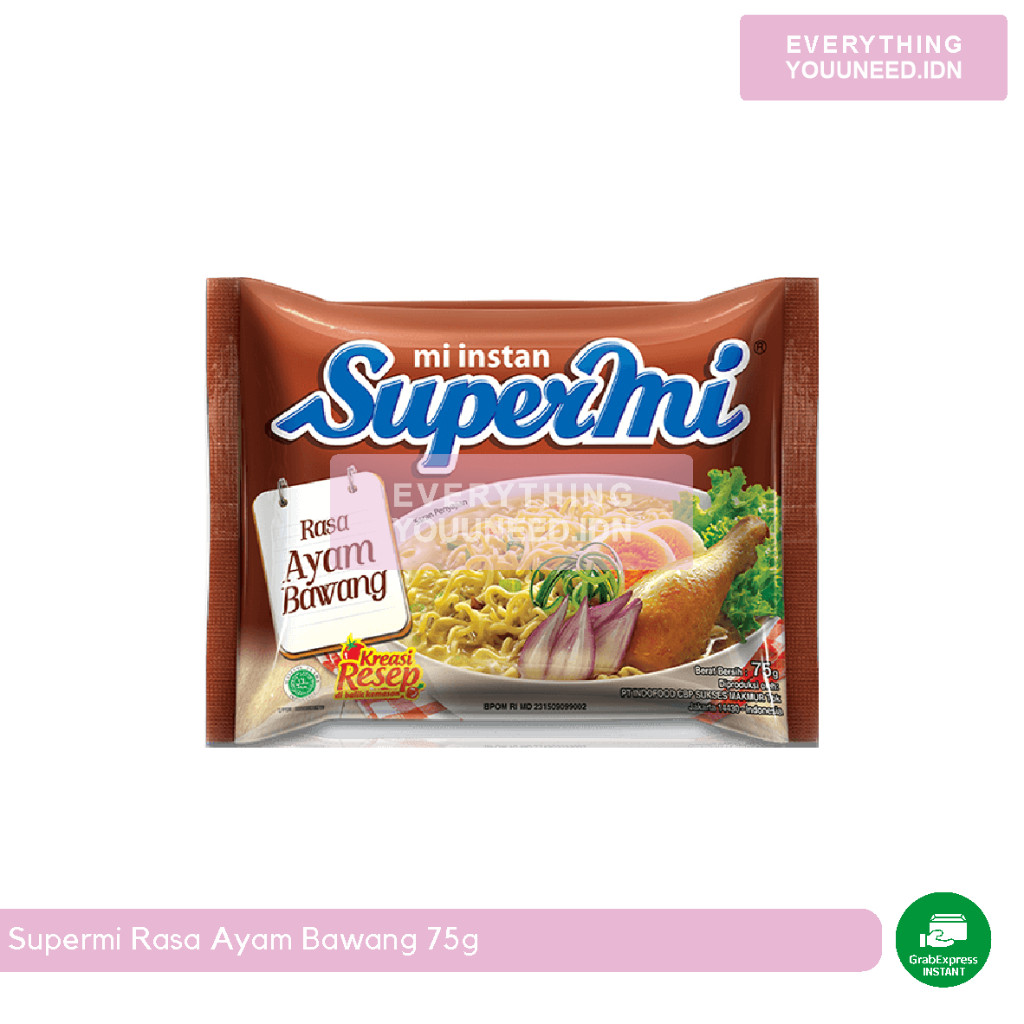 

Supermi Rasa Ayam Bawang 75g