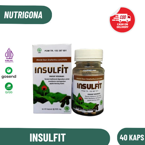 

INSULFIT - Ekstrak Daun Insulin Membantu Atasi Kencing Manis Diabetes dan Gula Isi 40 Kapsul