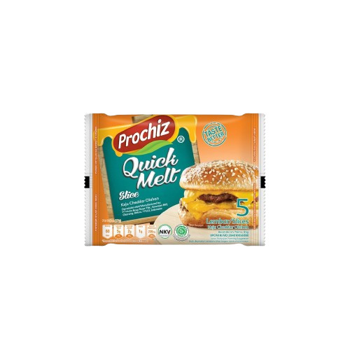 

Keju Prochiz Quick Melt Slices isi 5 lembar