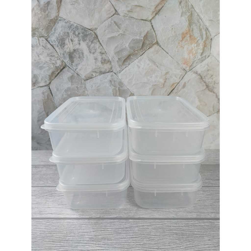 Box Donut / Kotak Makanan / Toples Plastik 700ml 900ml 2000ml Kotak Makan Plastik 2000mL Tempat Sayu