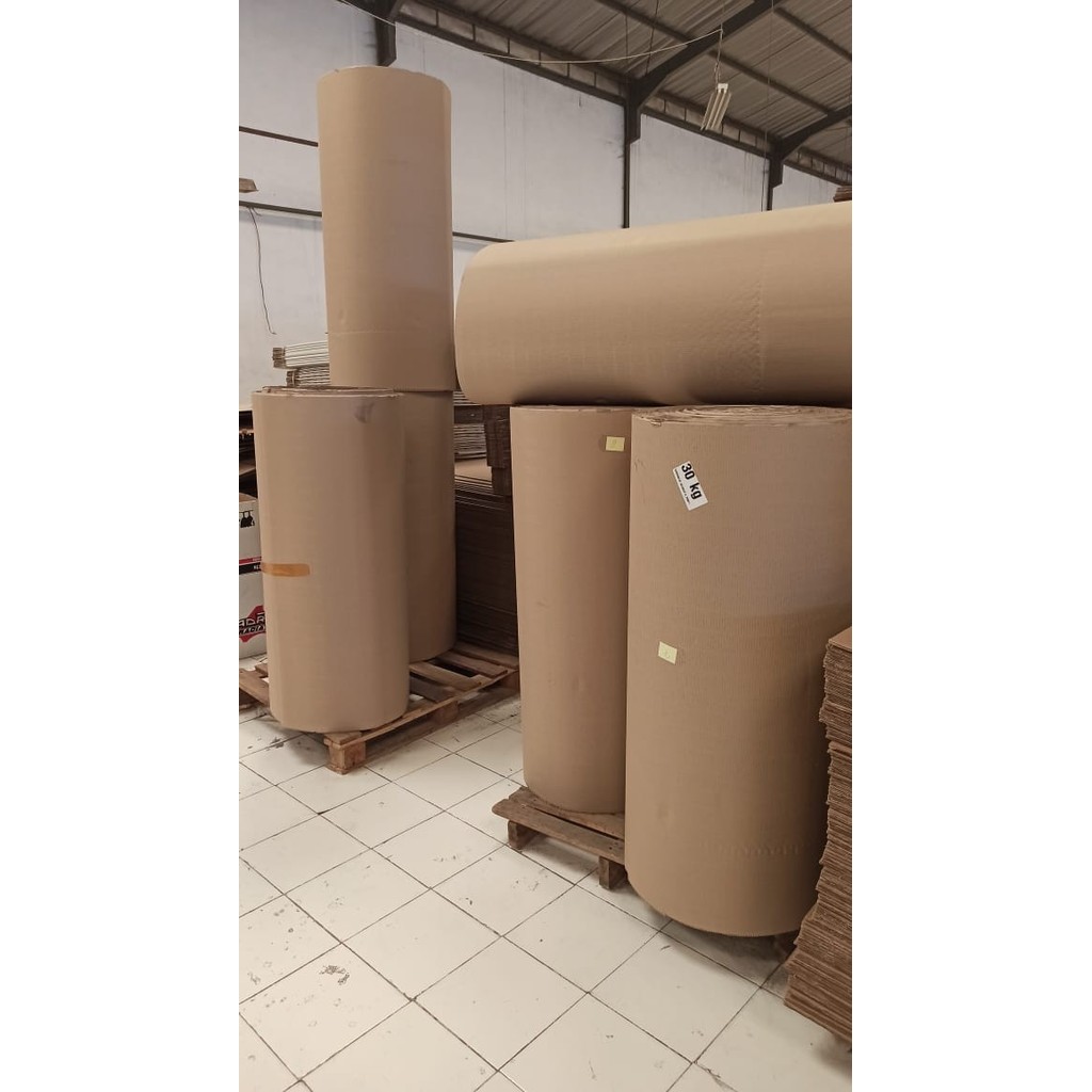 

best -Karton Lembaran Polos Single Face 1 ROLL Uk. Lebar 40 cm x 35 Meter