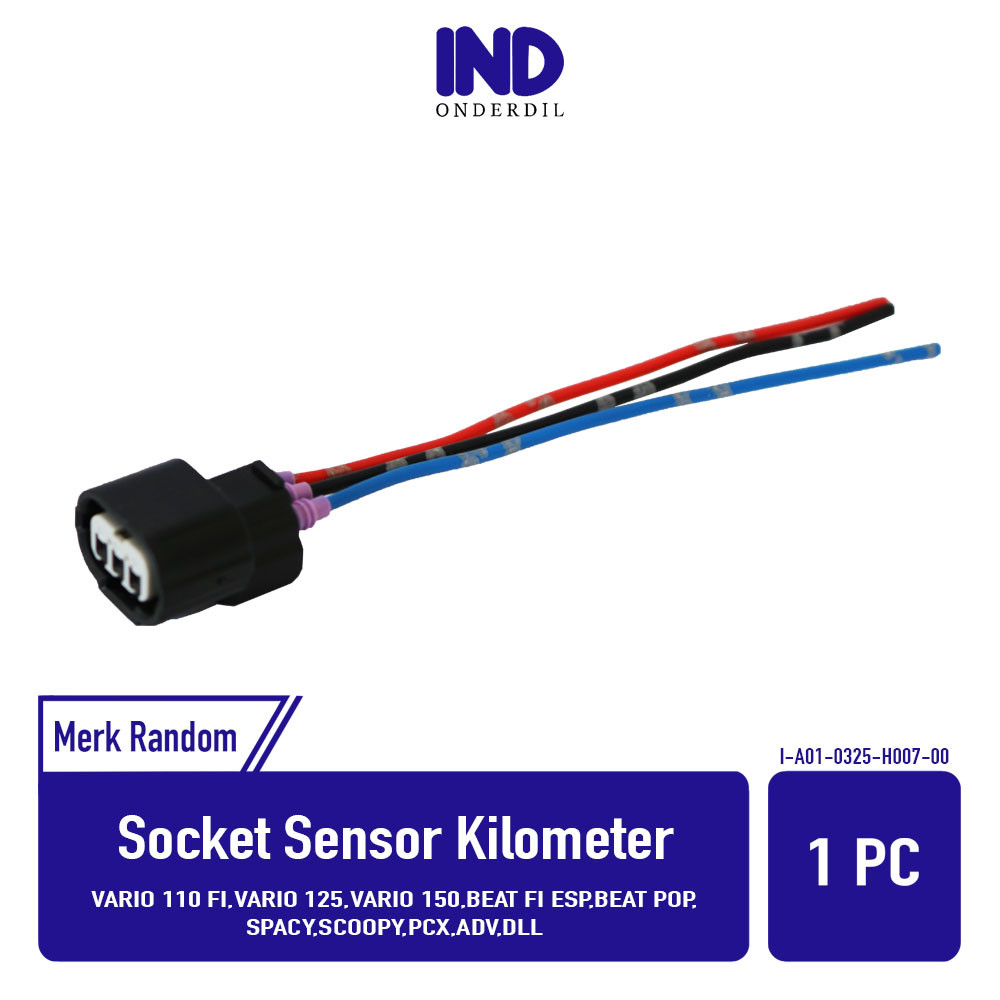 Socket Kabel Kilometer Vario 110 FI 125 150 Beat eSP Pop Scoopy Spacy ADV PCX Soket Sensor Speed Kil