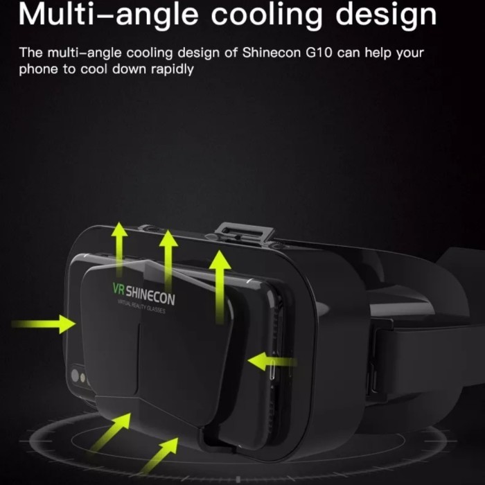 BEST -VR Headset Glasses 3D Box Compatible for Smartphone 4.7- 7 inch