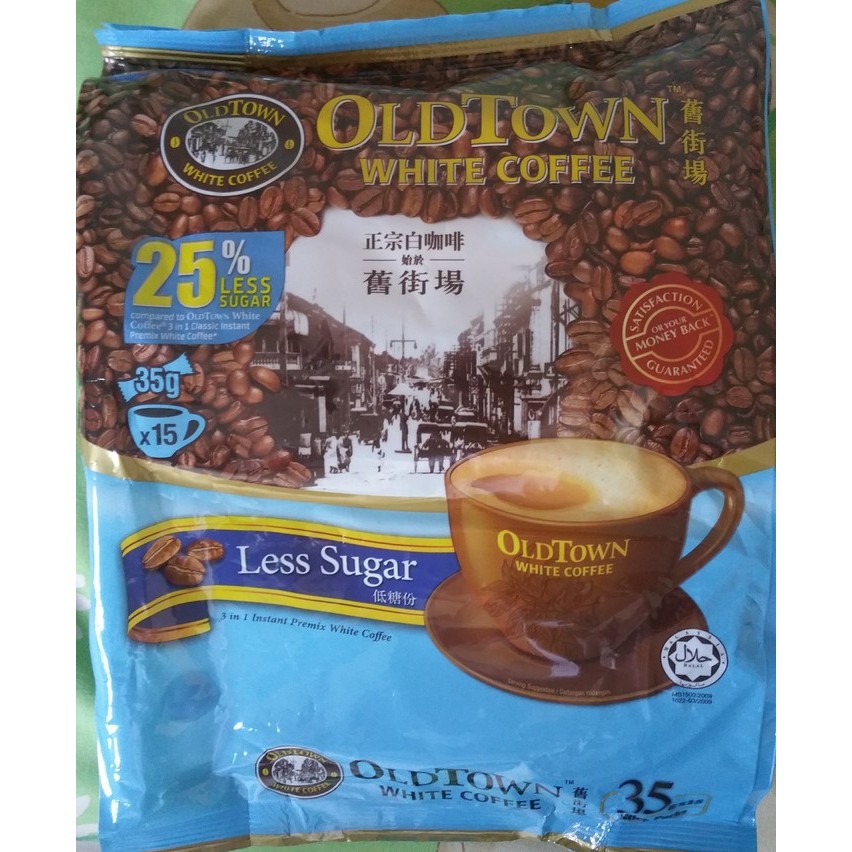 

Best[[New Arrival]] Old Town Less Sugar / Kurang Gula White Coffee 35 gram x 15 sachets
