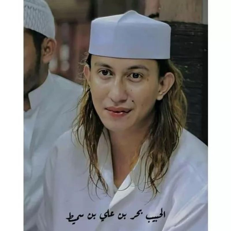 Peci Putih Polos Kalbut Super Songkok Kopiah Habib Bahar