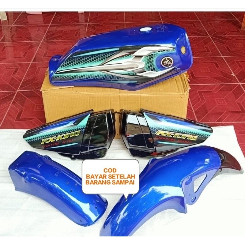 KR15J tangki RX king /bodi set rxking peredam biru 2007 2008