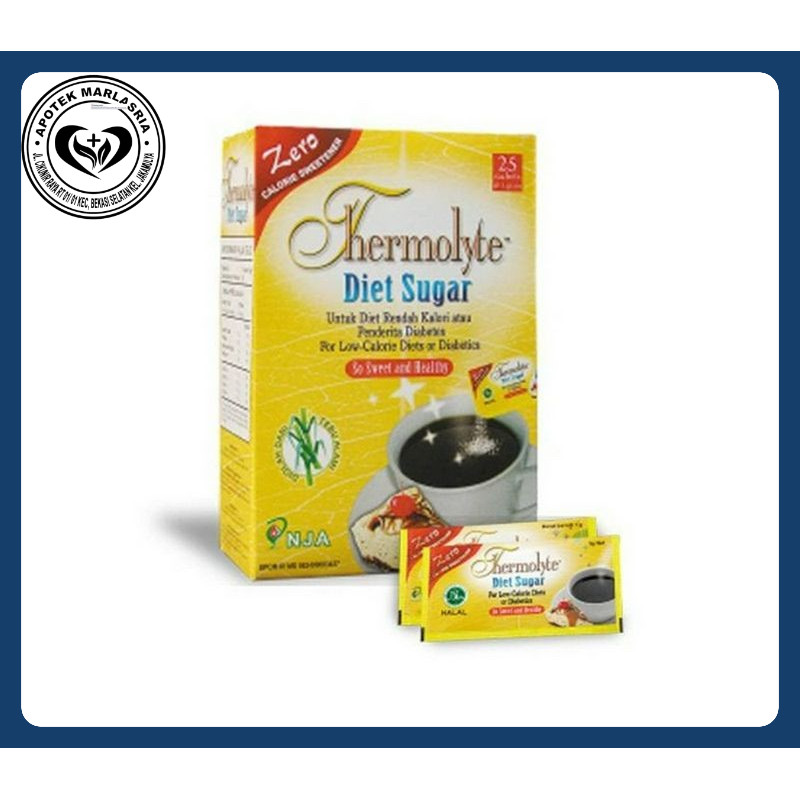 

THERMOLYTE DIET SUGAR 25 SACHET 1GR