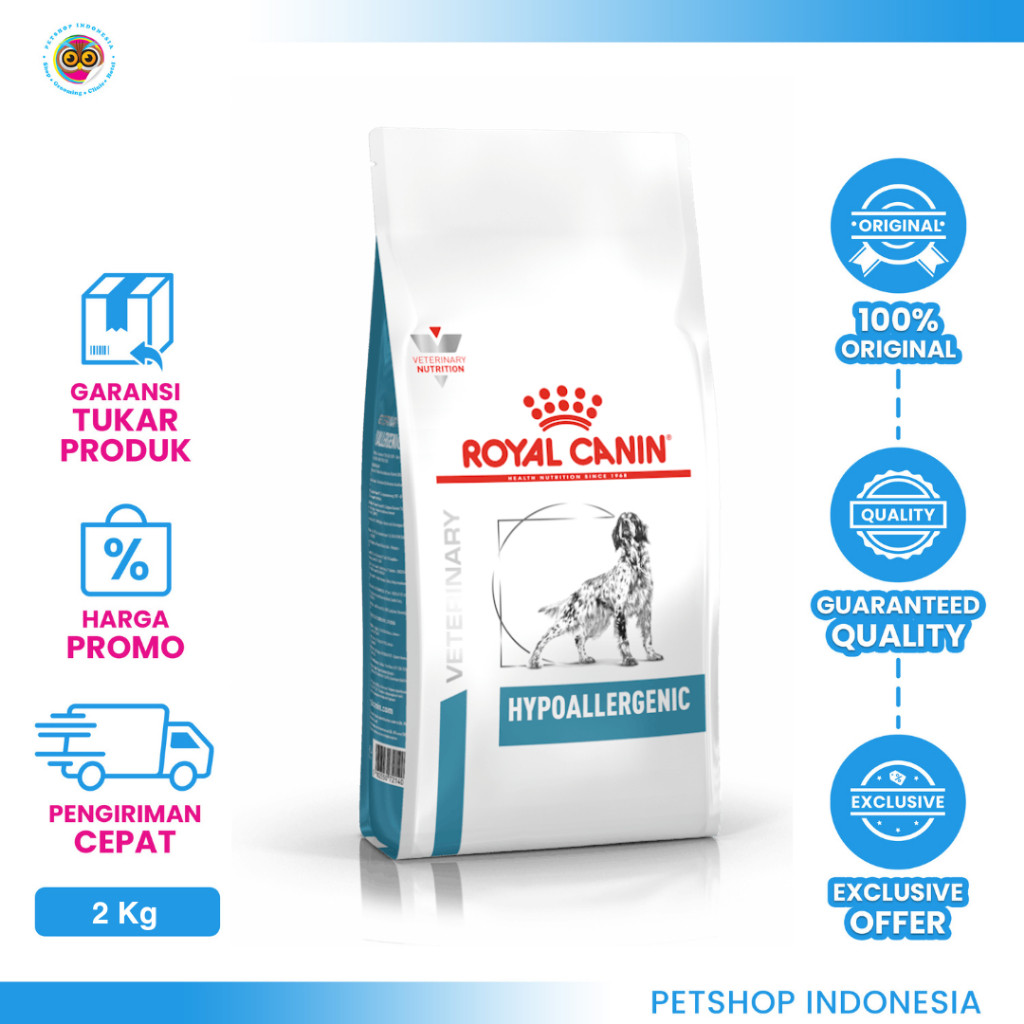 Royal Canin Hypoallergenic Dog 2 kg - Makanan Anjing Alergi