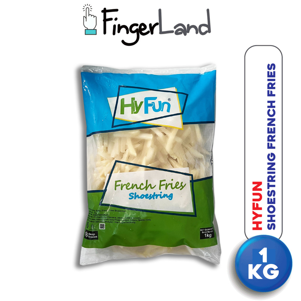 

HYFUN French Fries Shoestring 1 KG Kentang Goreng & Packing Styrofoam