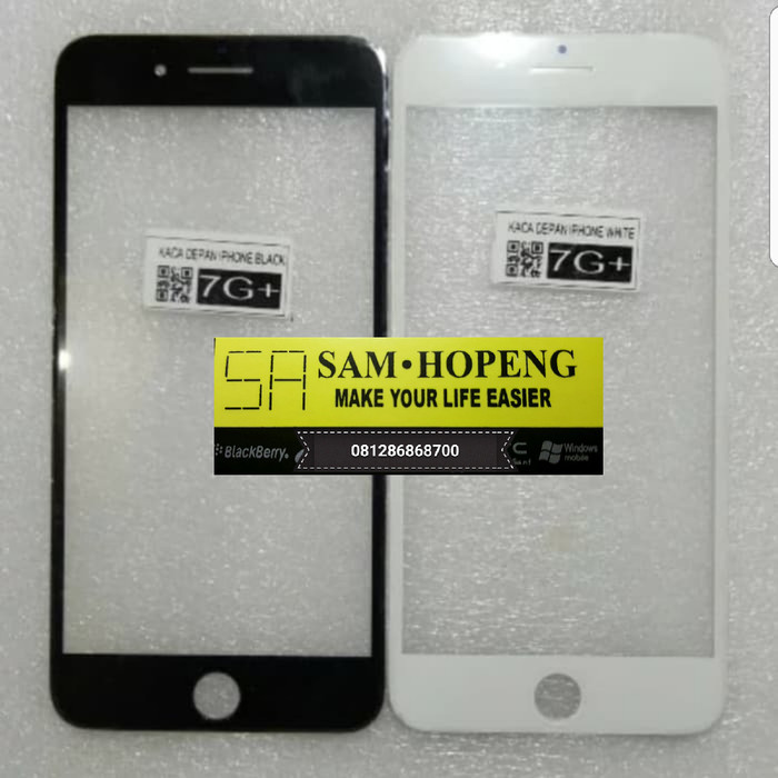 Sparepart And Tool iPhone 7+ / 7 Plus Kaca Depan LCD Outer Glass Ori  Asli