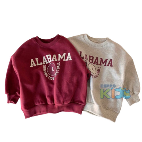 Hoodie Sweater Sablon ALABAMA Jaket Anak Laki Laki Perempuan Kualitas Premium Fleece 280 Gramasi