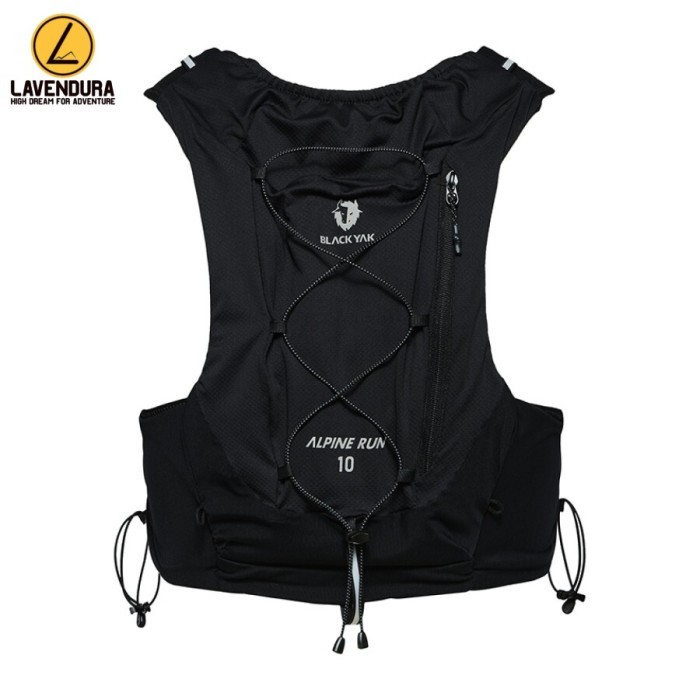 BLACK YAK Alpine Run UL10 Lite Black Tas Black Yak Daypack Runners White hydropack blackyak hydro pa