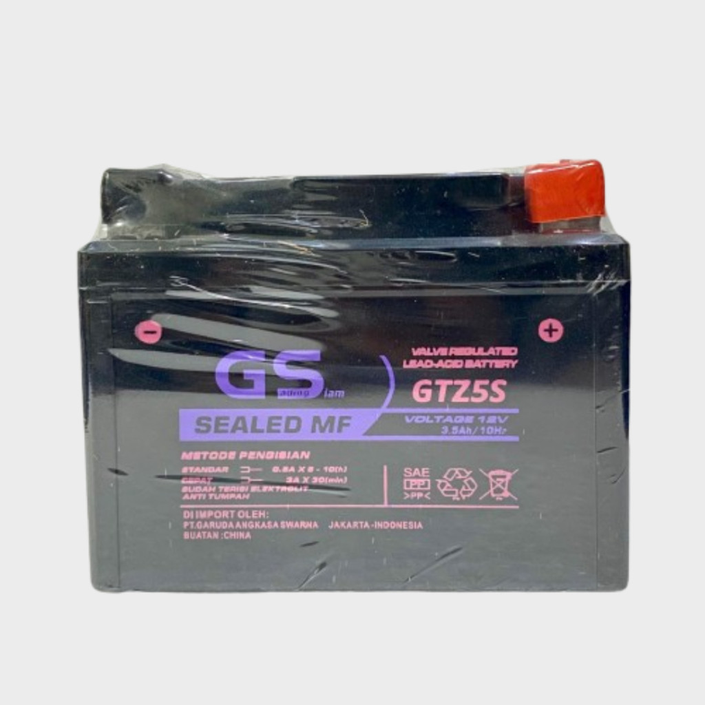 Aki Motor Vixion (old) / New Scorpio Z GTZ5S MF Accu Kering