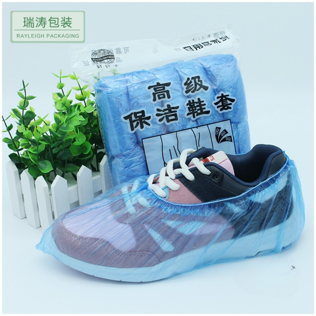 Plastik Cover Jas Hujan Sepatu Anti Air Sarung Sepatu Hujan Pelindung Shoes