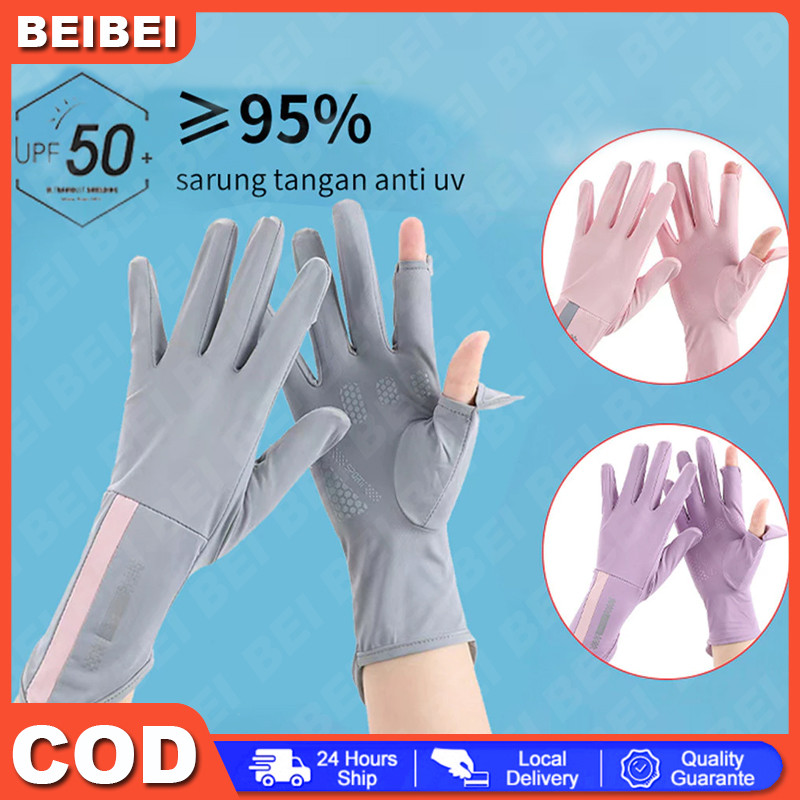 

COD Kaos Tangan Motor Wanita Sarung Tangan Sutra Es Wanita/sarung Tangan Motor Musim Panas Mengendarai Sepeda Motor Anti-slip Anti-UV