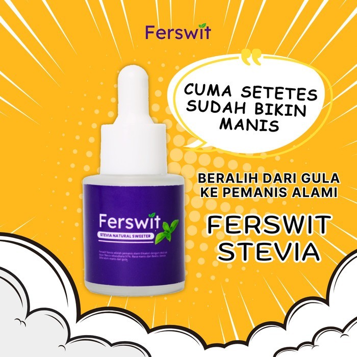 

Ferswit Pemanis Alami Gula Stevia Tetes 100% Asli Ready Stock & Original