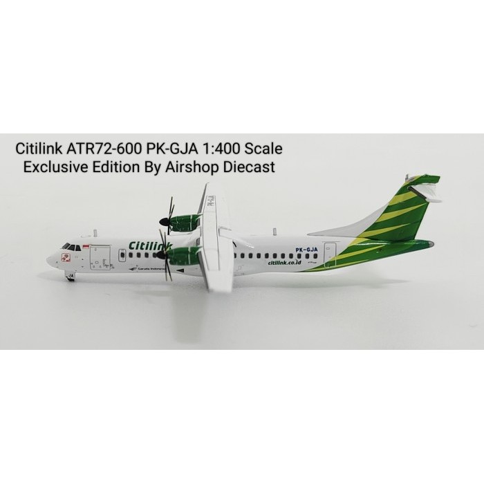 Miniatur Pesawat Terbang Citilink ATR72-600 PK-GJA 1:400  Exclusive Edition  Airshop Diecast Diecast