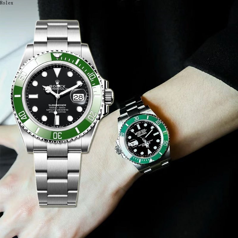 【100% ASLI ROLEX】Jam Tangan Rolex Pria Rolex Submariner Jam Tangan M126610lv-0002 Automatic 18K Gold