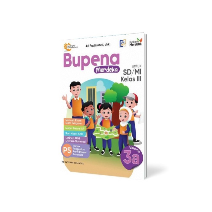 BUPENA ERLANGGA KELAS 3 SD KURIKULUM MERDEKA - BUPENA 3A