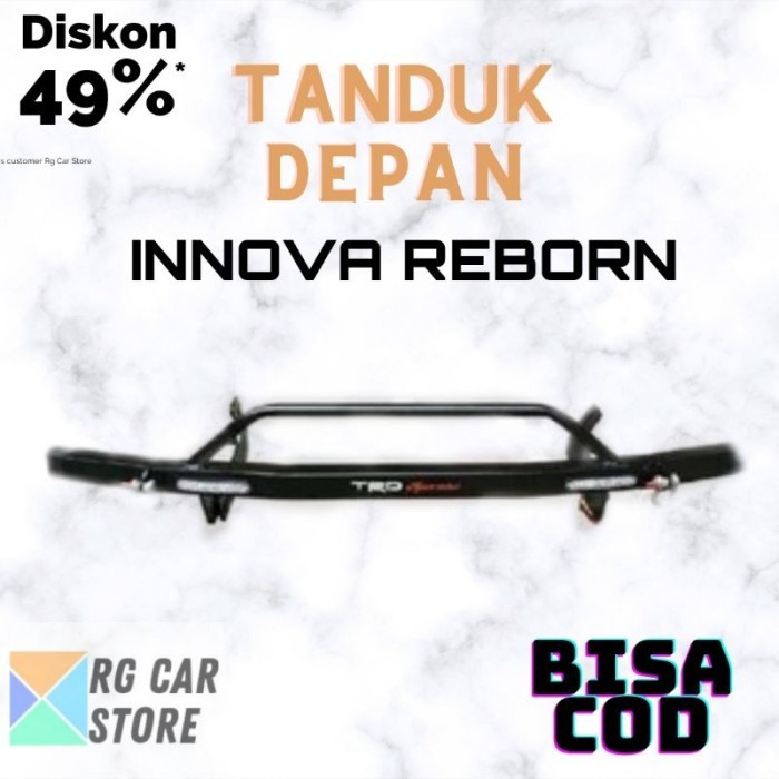 TANDUK DEPAN INNOVA REBORN/BESI PELINDUNG BUMPER DEPAN INNOVA REBORN berkualitas