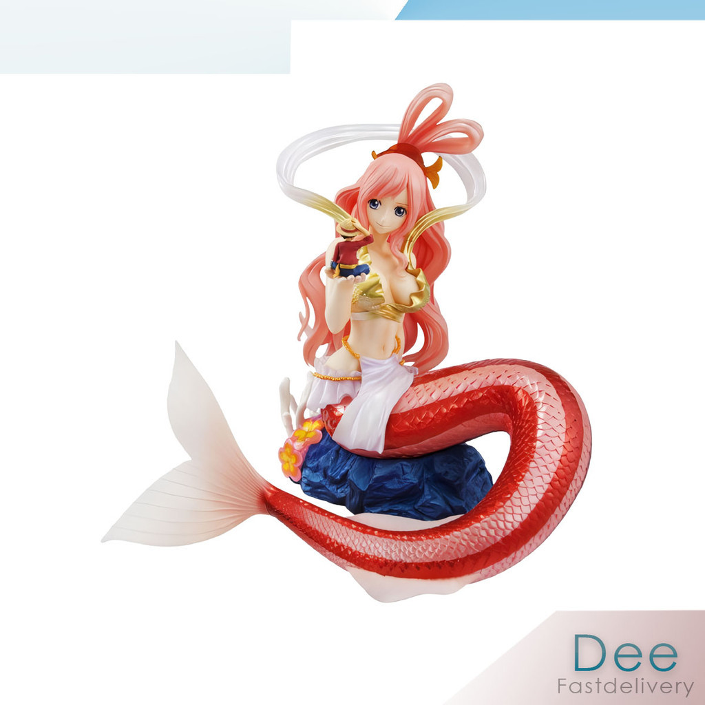 Princess Shirahoshi holding Luffy POP Mermaid One Piece 23cm Action Figure PVC D-YLG032