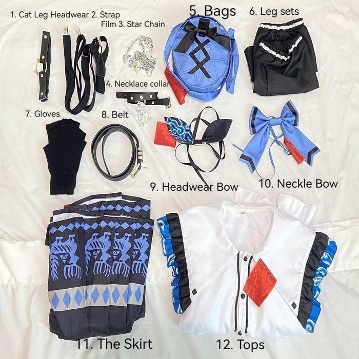 SALE - 【Wetrose】Hololive ID Vtuber Vestia Zeta Nusantara 2023 New Outfit Costume Cosplay Set Kostum 