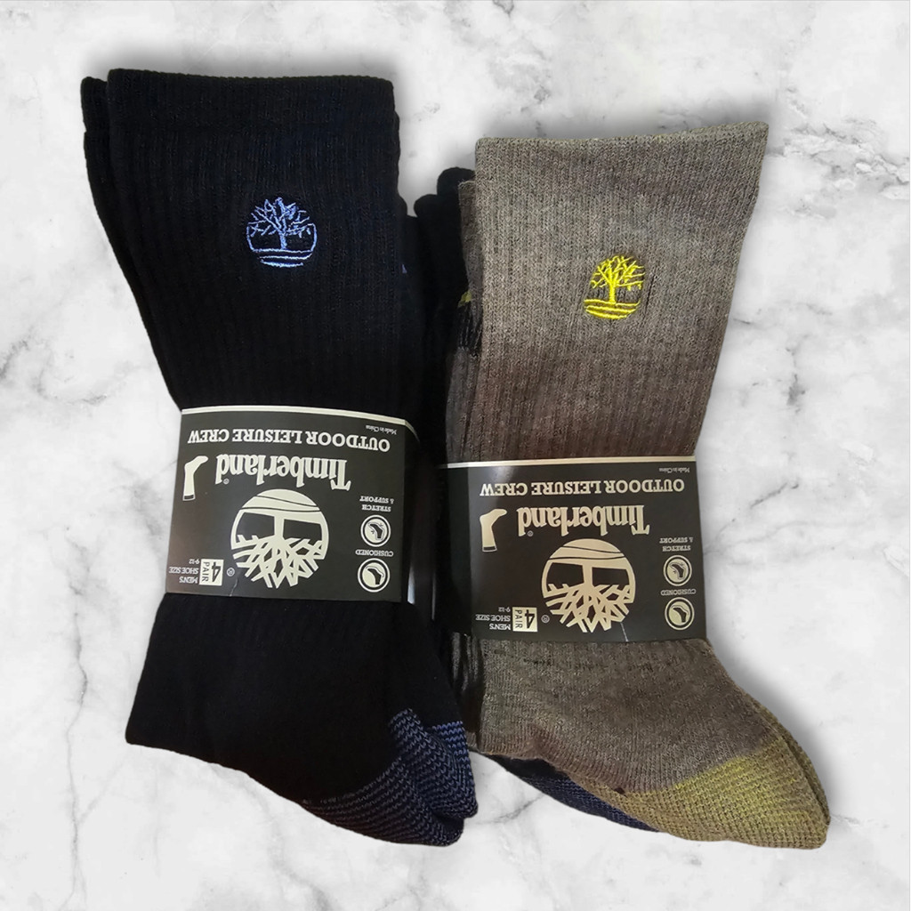 Kaos kaki timberland original unisex dewasa tebal high crew cutting socks