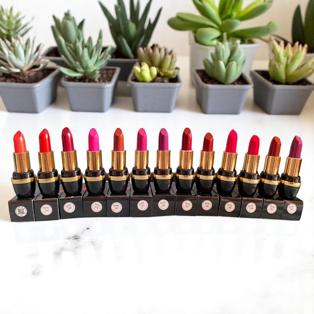 { 12 PCS } LIPSTIK DOLBY 3000 MATTE TAHAN LAMA BPOM