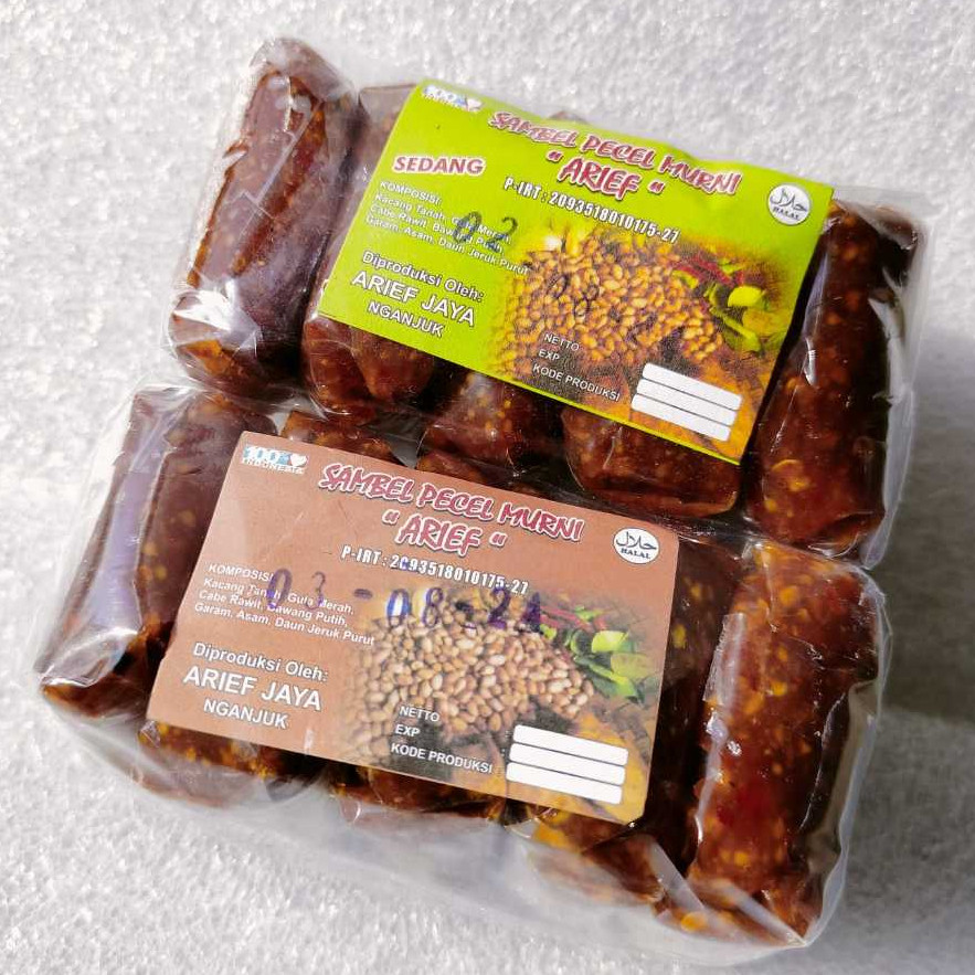 

TERLARIS Sambel Pecel Murni 300 gram Khas Nganjuk 5 Pcs