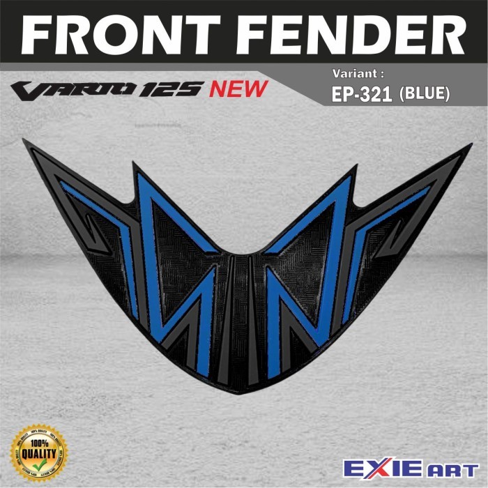 FRONT FENDER PROTECTOR HONDA VARIO 125 NEW - AKSESORIS MOTOR VARIO 125 - BLUE