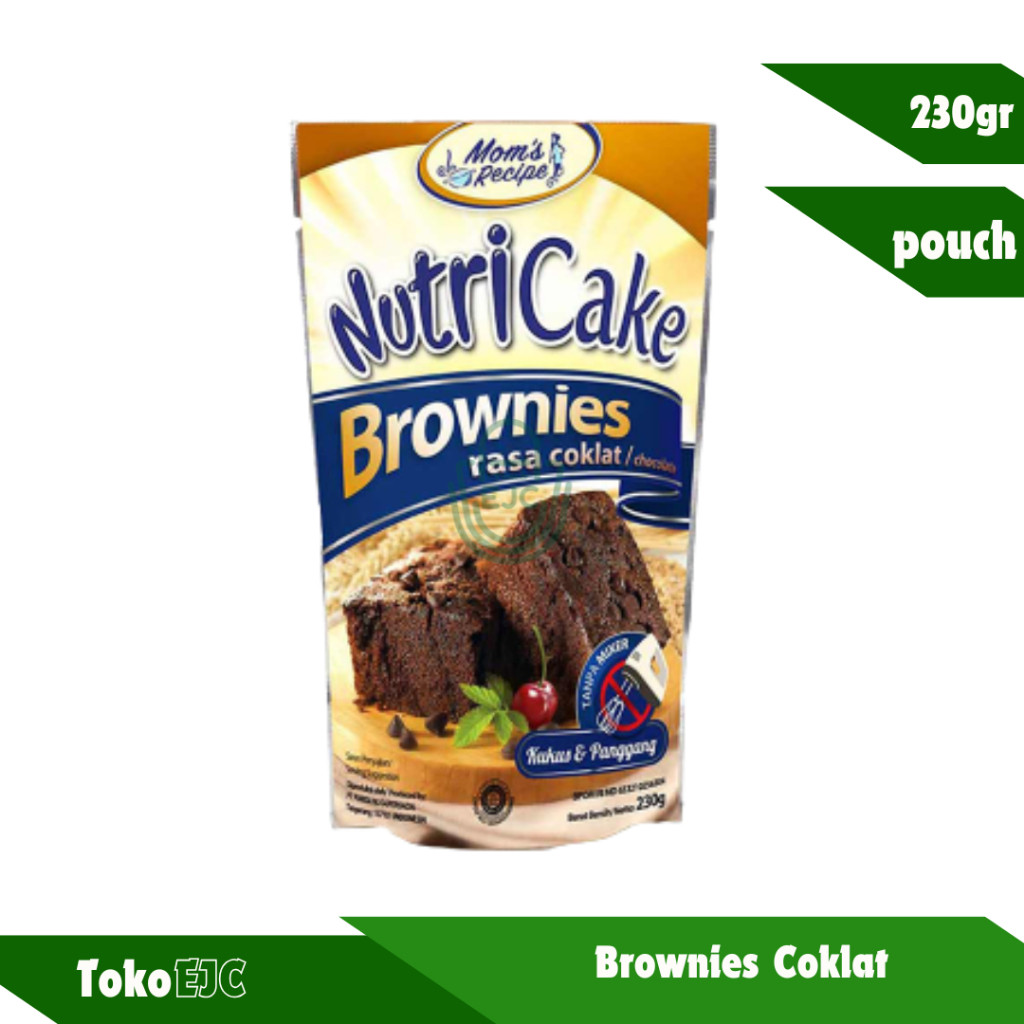 

[EJC] NutriCake brownies rasa coklat 230gr/pouch