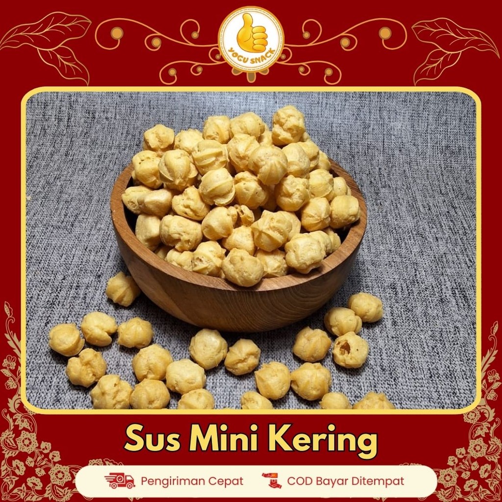 

Sus Soes Kering Keju Mini Gurih- Camilan Kiloan Renyah Dan Lezat 250gr 500gr Gratis Dus + Bubble Wrap