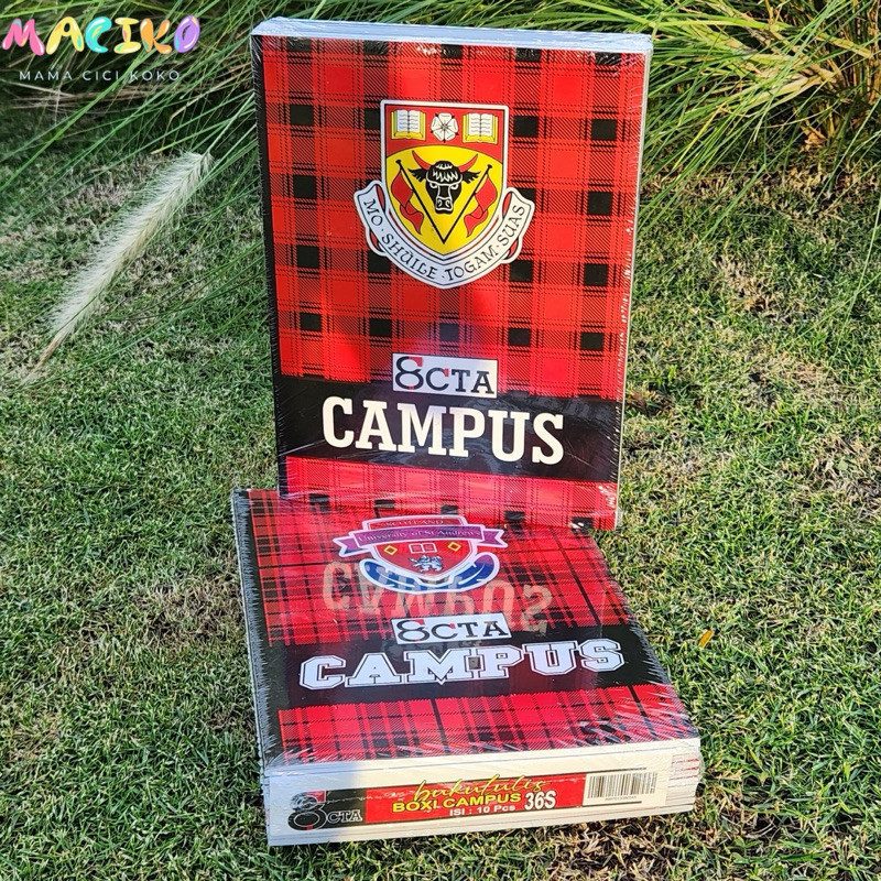 

MCK - 10pcs Buku Tulis Octa Campus 36 Lembar dan Buku Tulis Segitia Quarto
