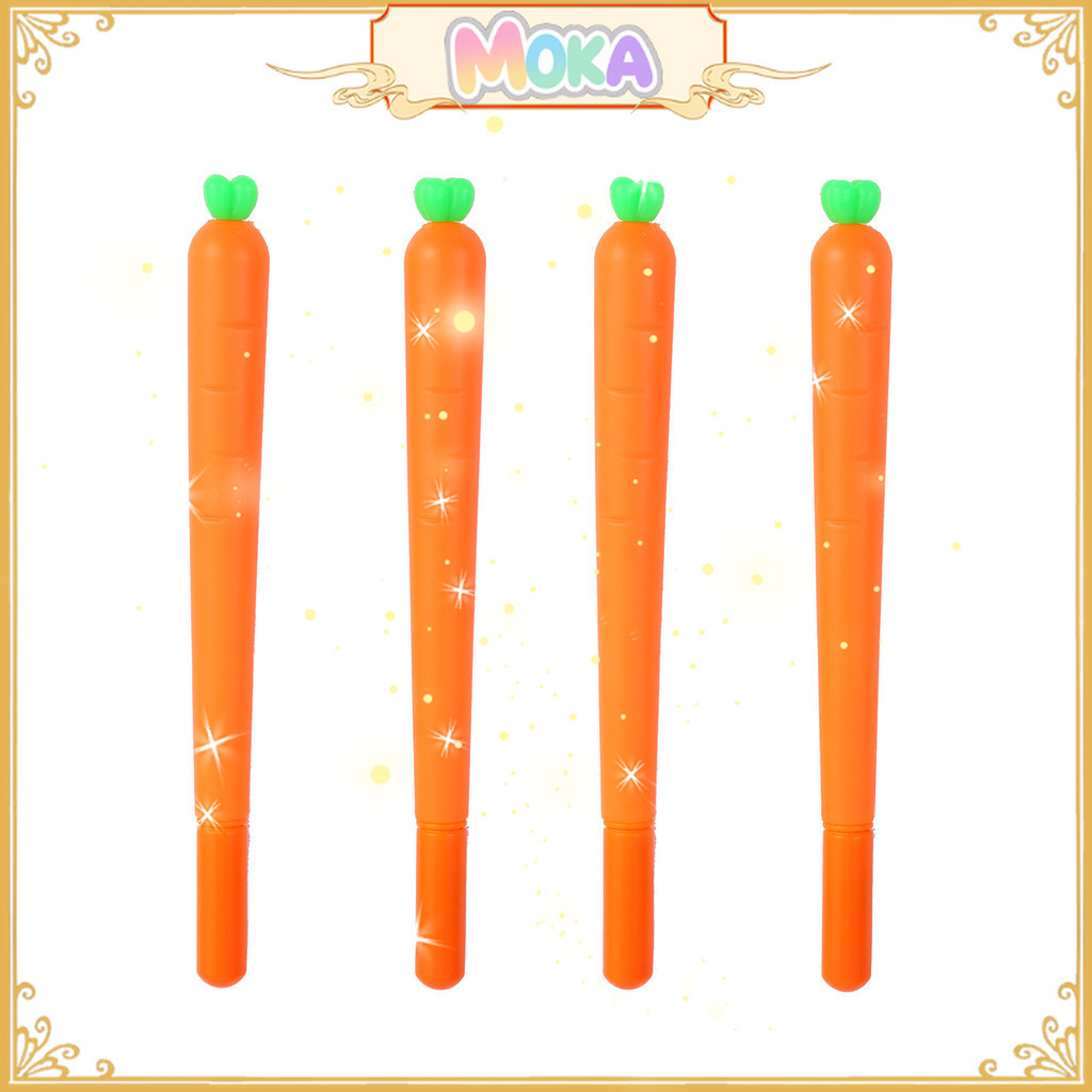 

MOKA Pulpen Gel Motif Wortel / Pulpen Air Bentuk Wortel Carrot Lucu MKP21