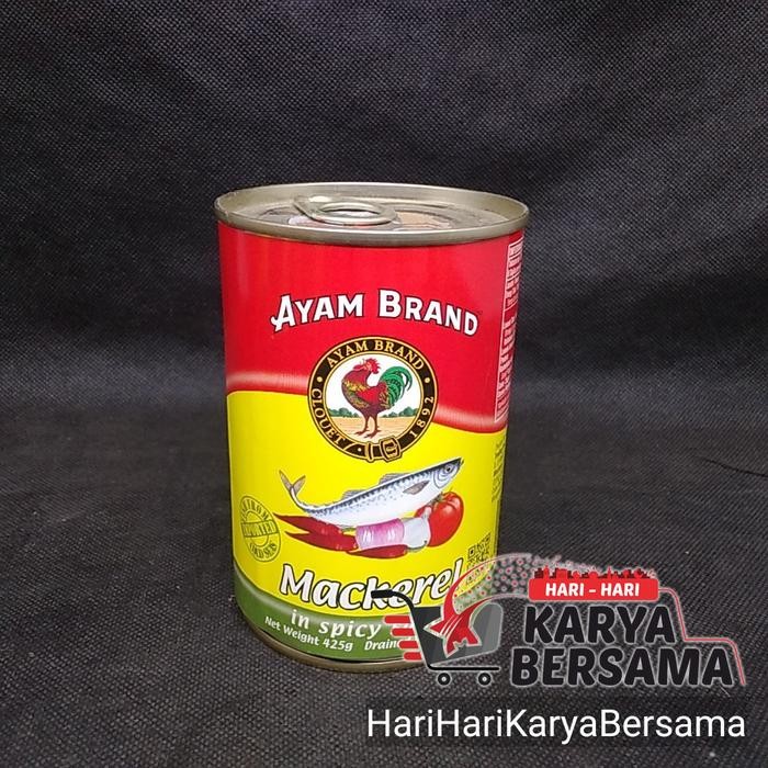 

AYAM BRAND MAKANAN KALENG IKAN MACKEREL SAUS PEDAS 425GR