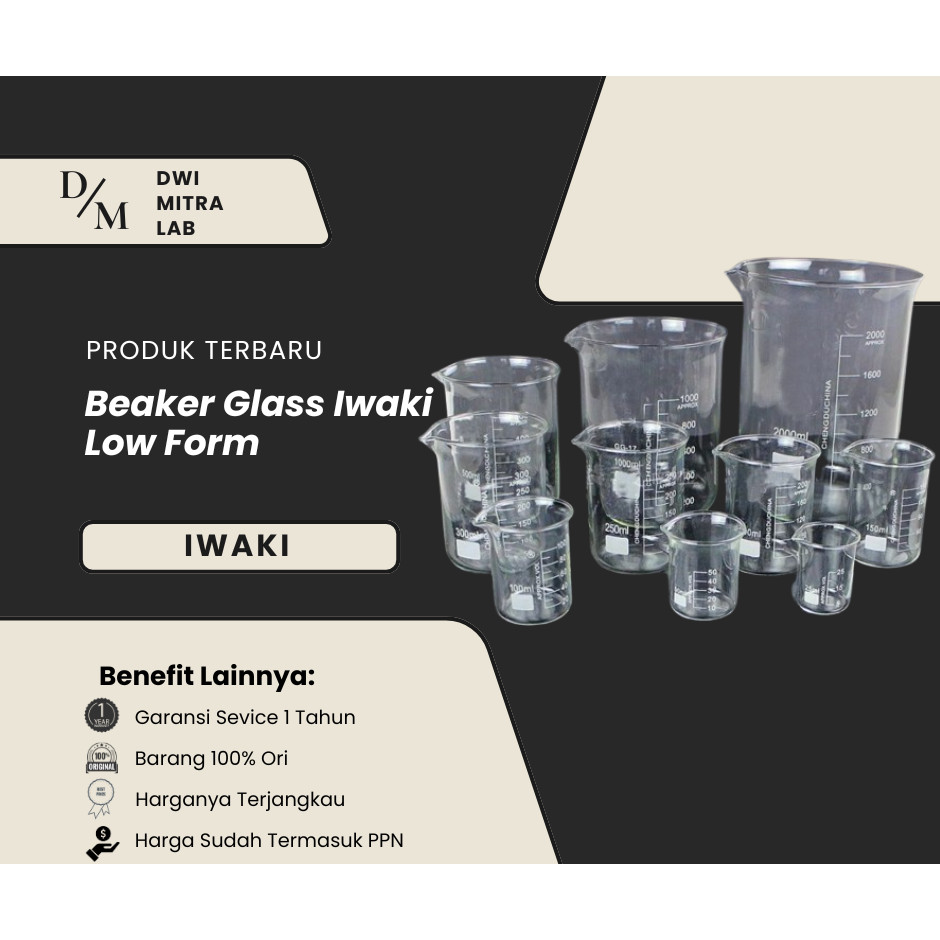 Beaker Glass 500ml Iwaki
