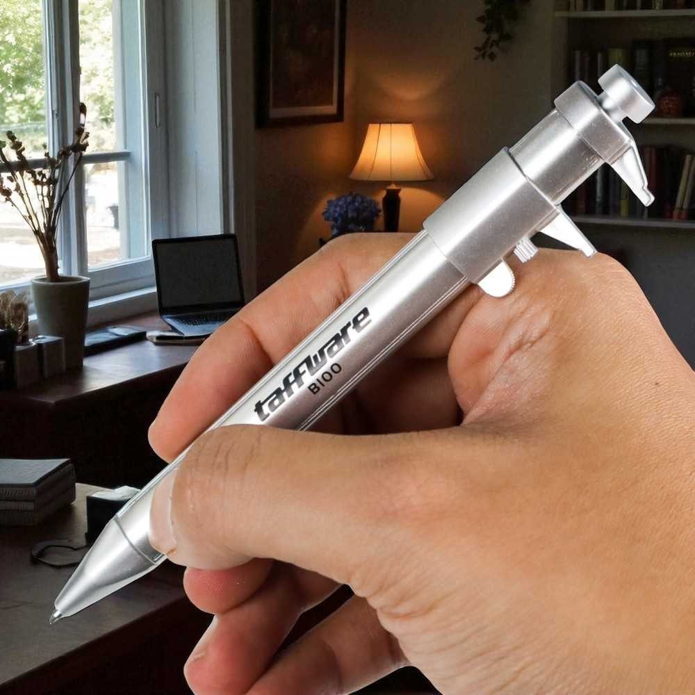 

AZKASTR Pena Pulpen Ballpoint Pen Caliber Measuring Tool Scale Ruler - B100