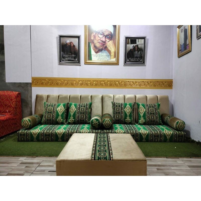 SOFA ARAB MISNAD LESEHAN EKONOMIS 1SET GRATIS BANTAL