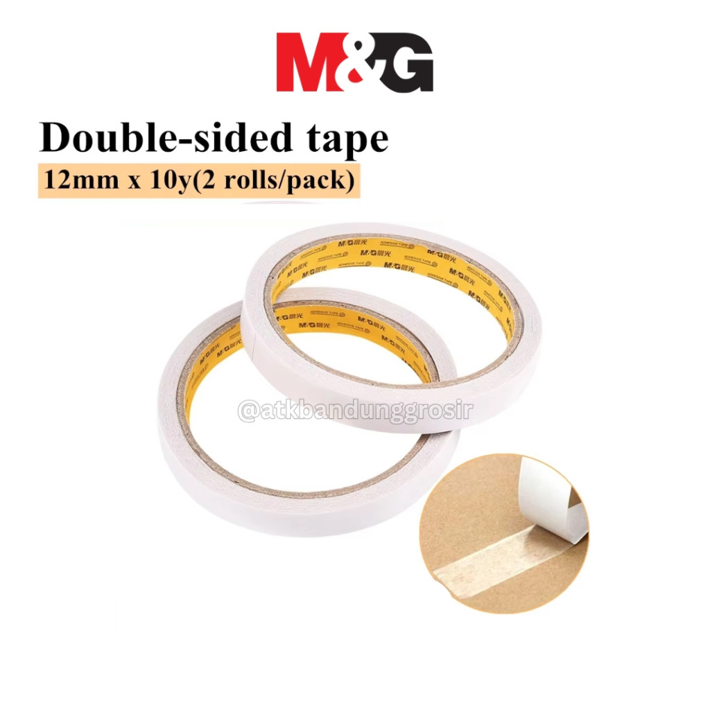 

Double Tape M&G #AJD957L4 Ukuran 12mm x 9.1m Isi 2 Pcs - SATUAN