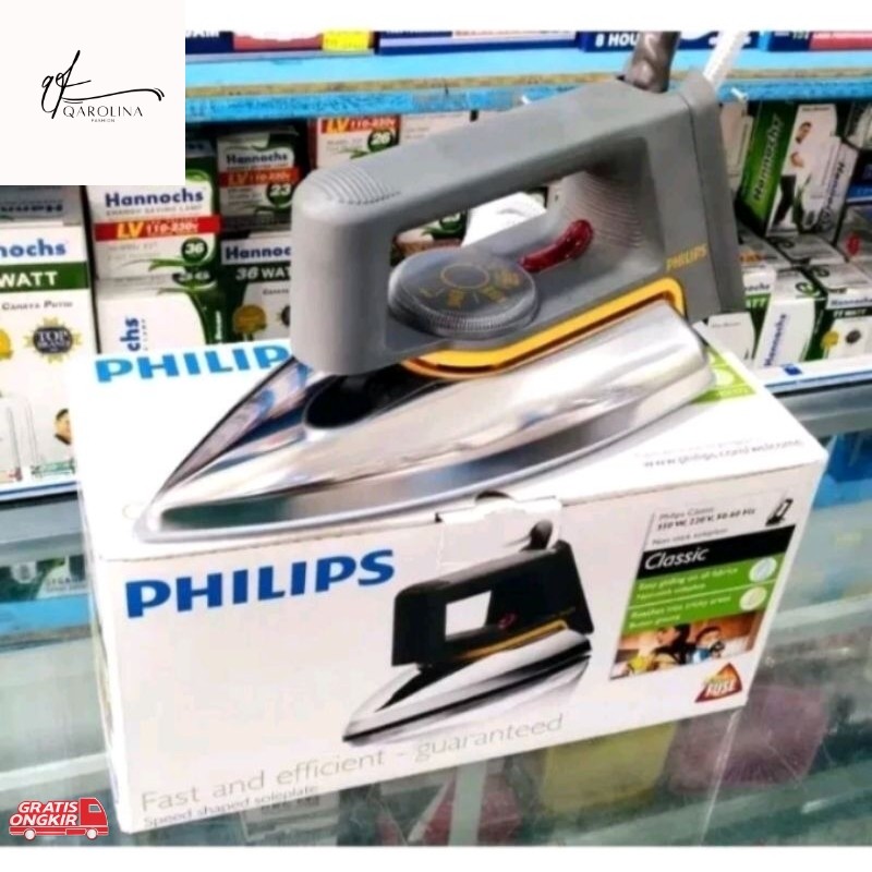 Setrika Murah / SETRIKA PHILIPS ELEKTRIK DRY CLASSIC HD 1172 / PHILIPS ORIGINAL