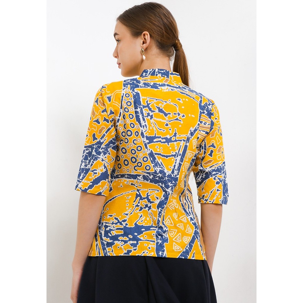 

✨LARIS✨ -Batik First KEBAYA Batik Classic Batik Abstract YELLOW - XS