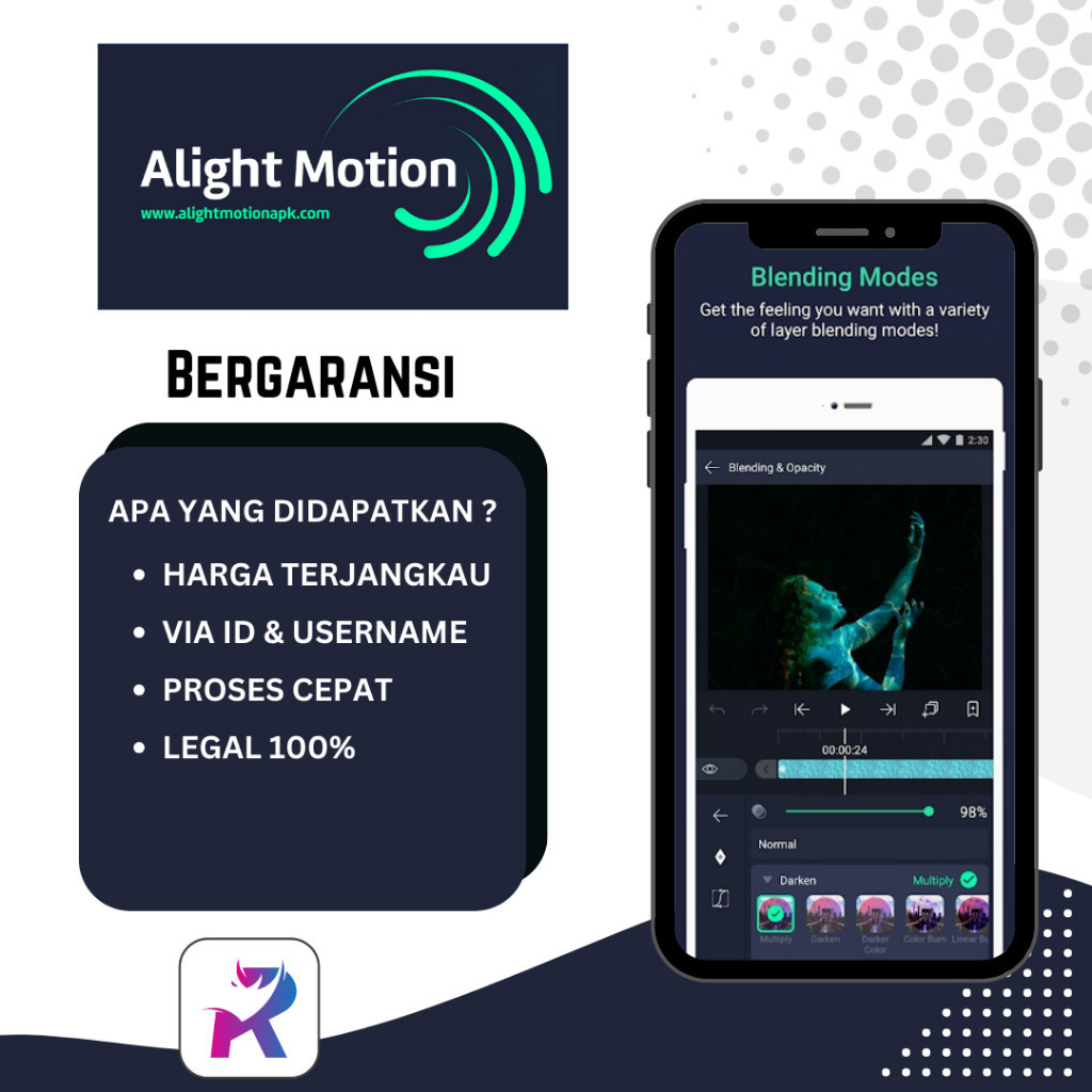 Alight Motion Pro/Premium 1 Tahun Private Garansi