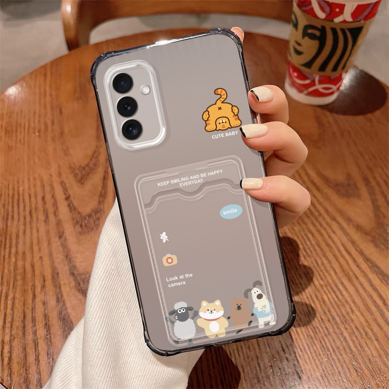 Softcase  Slot Card Motif Case Casing For Oppo Realme 5 5i 5s 6i 9i 9 4G 9 Pro+ 10 4G 10 Pro 10 Pro+