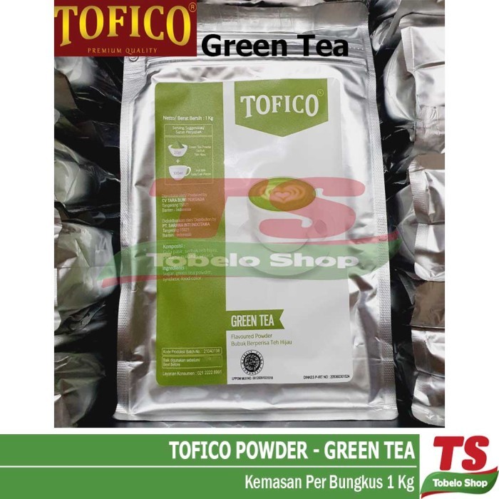 

TOFICO GREEN TEA POWDER / TOFICO GREENTEA POWDER / BUBUK GREENTEA